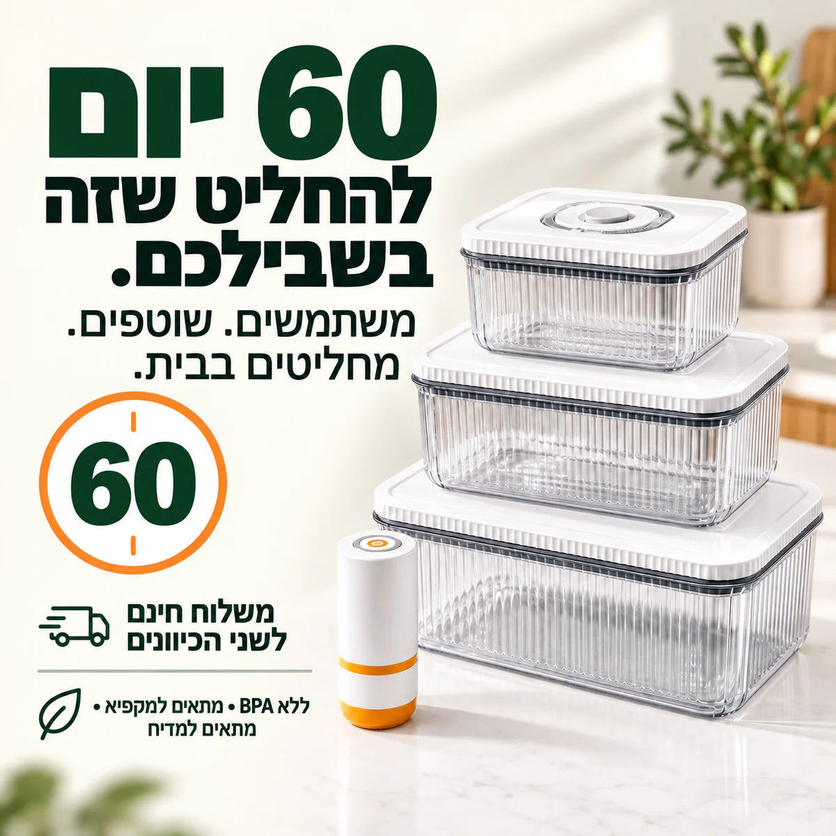 3+4 חינם DAYSEAL